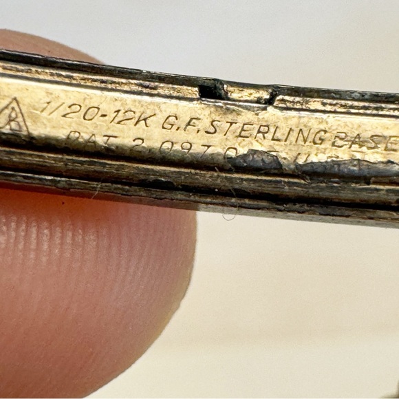 Delmark Swiss Ladies Watch 1/20 -12K G. F. Sterling Base Pat. - Picture 10 of 11